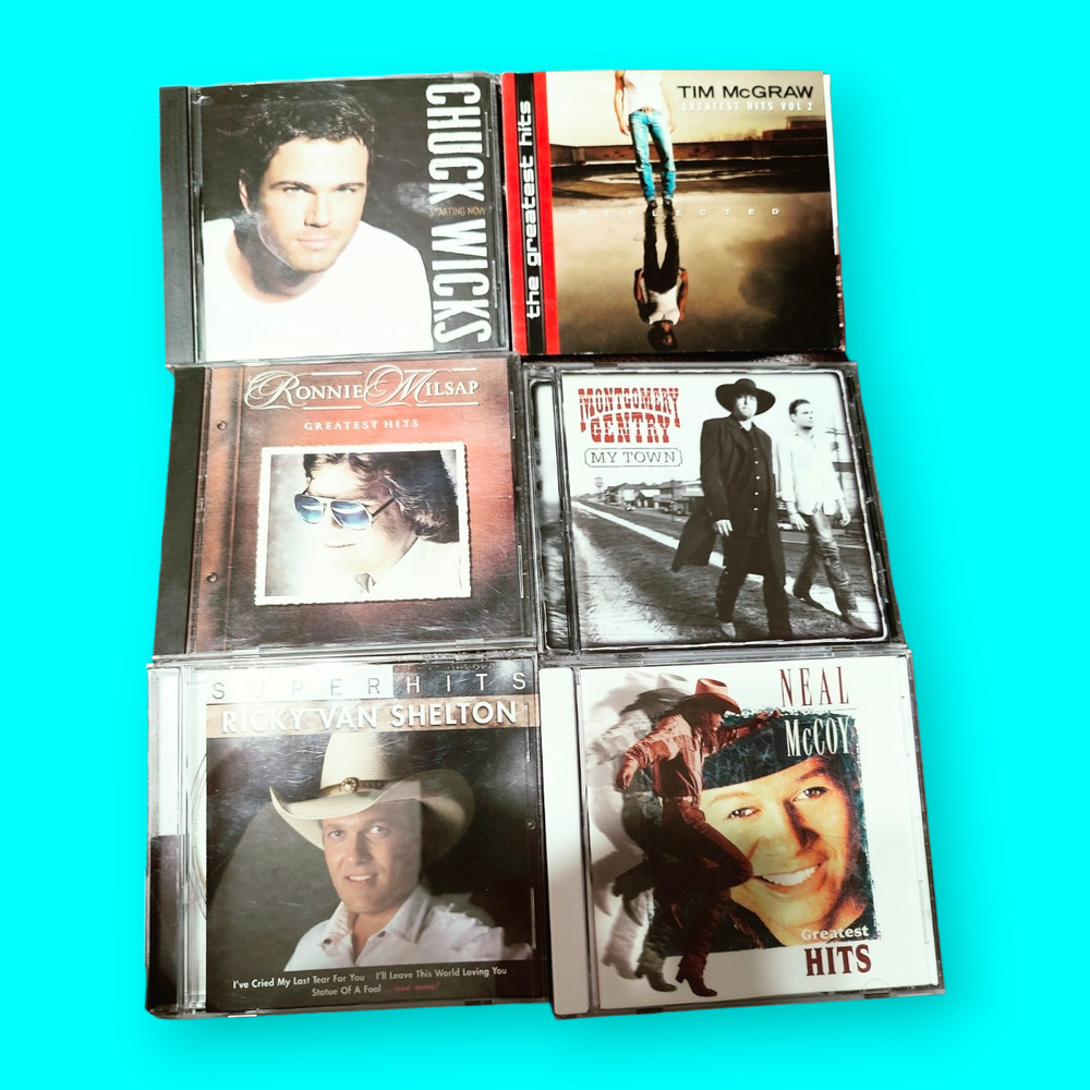 6 Male Artist Country CDs Various Artist